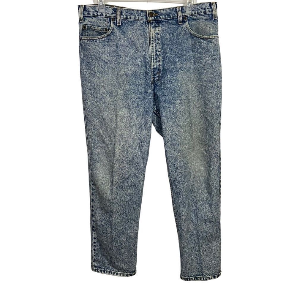 Levi’s 38x30 Vintage 540 Worn In Distressed Acid Wash Relaxed Jeans